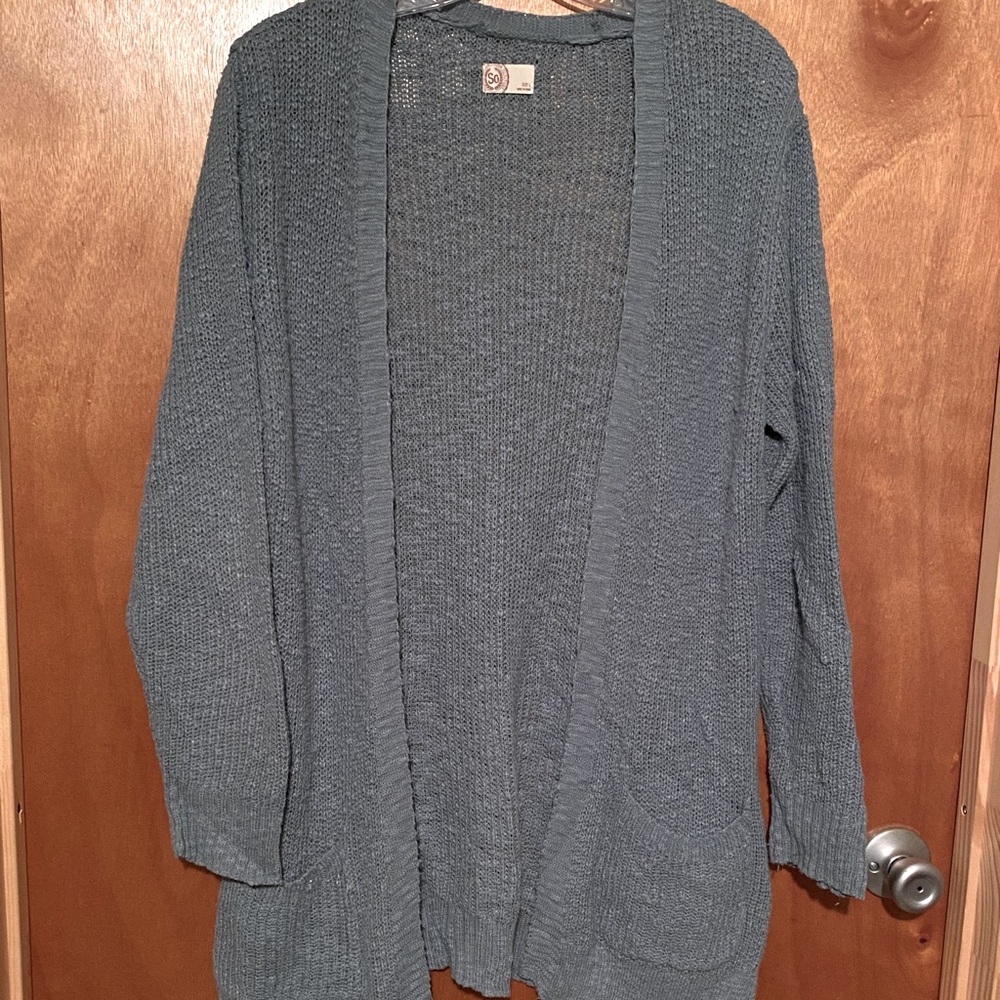 Side tie cardigan